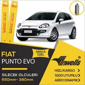 Inwells Fiat Punto Evo 2009 2012 Ön Muz Silecek Takımı