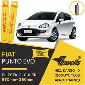 Inwells Fiat Punto Evo 2009 2012 Ön Muz Silecek Takımı