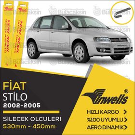 Inwells Fiat Stilo 2002-2005 Muz Silecek Takımı