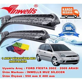 Inwells Ford Fiesta 2002-2009 Muz Silecek Takımı
