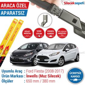 Inwells Ford Fiesta 2008-2017 Muz Silecek Takımı