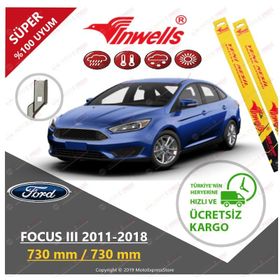 Inwells Ford Focus III Sedan 2011-2018 Ön Arka Muz Silecek Takımı