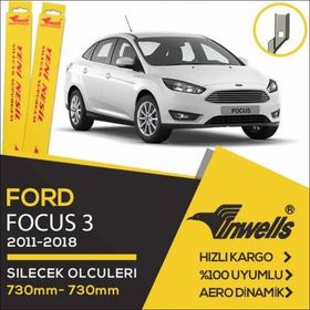 Inwells Ford Focus III Sedan 2011-2018 Ön Arka Muz Silecek Takımı