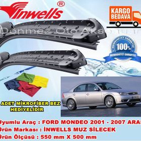 Inwells Ford Mondeo 2001-2007 Muz Silecek Takımı