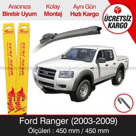 Inwells Ford Ranger 2003-2009 Muz Silecek Takımı