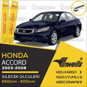 Inwells Honda Accord 2003-2008 Muz Silecek Takımı