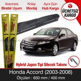 Inwells Honda Accord Hybrid 2003-2008 Silecek Takımı