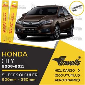 Inwells Honda City 2006-2011 Muz Silecek Takımı