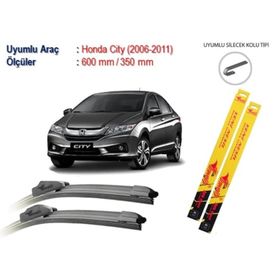 Inwells Honda City 2006-2011 Muz Silecek Takımı