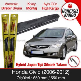 Inwells Honda Civic 2006-2012 Silecek Takımı