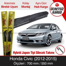 Inwells Honda Civic 2012-2015 Muz Silecek Takımı