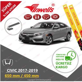 Inwells Honda Civic 2017-2019 FC5 Muz Silecek