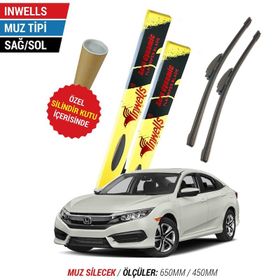 Inwells Honda Civic 2017-2019 FC5 Muz Silecek