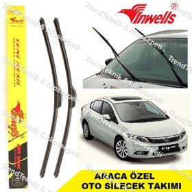 Inwells Honda Civic FB7 2012-2016 Hibrit Silecek Takımı