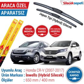 Inwells Honda CR-V Hybrid 2007-2017 Silecek Takımı