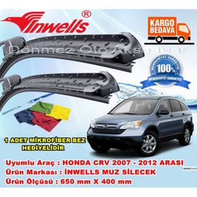Inwells Honda CRV 2007-2012 Muz Silecek Takımı