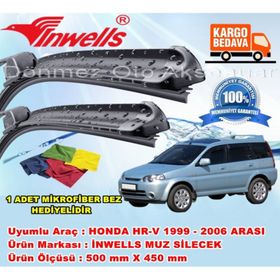 Inwells Honda HRV 1999-2006 Muz Silecek Takımı
