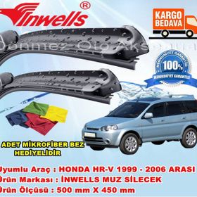 Inwells Honda HRV 1999-2006 Muz Silecek Takımı