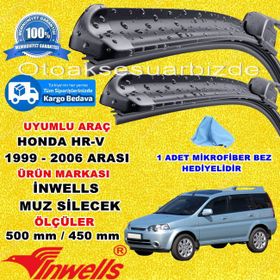 Inwells Honda HRV 1999-2006 Muz Silecek Takımı