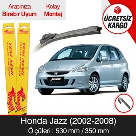 Inwells Honda Jazz 2002-2008 Muz Silecek Takımı