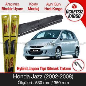 Inwells Honda Jazz Hybrid 2002-2008 Silecek Takımı