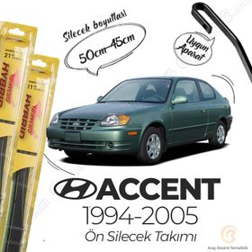 Inwells Hyundai Accent 1994-2005 Ön Muz Silecek Takımı
