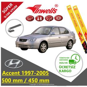Inwells Hyundai Accent 1997-2005 Muz Silecek Takımı