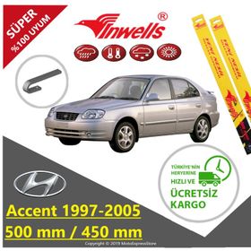 Inwells Hyundai Accent 1997-2005 Muz Silecek Takımı