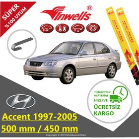 Inwells Hyundai Accent 1997-2005 Muz Silecek Takımı