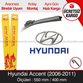 Inwells Hyundai Accent 2006-2011 Muz Silecek Takımı