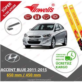 Inwells Hyundai Accent Blue 2011-2015 Ön Muz Silecek Takımı