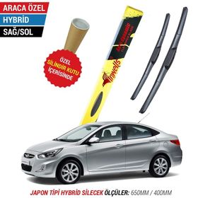 Inwells Hyundai Accent Blue Hybrid 2011-2015 Silecek Takımı