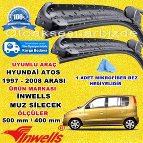 Inwells Hyundai Atos 1997-2008 Ön Silecek Takımı