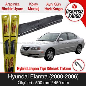Inwells Hyundai Elantra 2000-2006 Muz Silecek Takımı