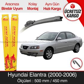 Inwells Hyundai Elantra 2000-2006 Muz Silecek Takımı