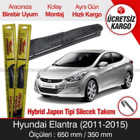 Inwells Hyundai Elantra 2011-2015 Muz Silecek Takımı