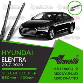 Inwells Hyundai Elantra 2017-2020 Hibrit Silecek Takımı
