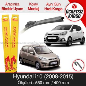 Inwells Hyundai İ10 2008-2015 Ön Muz Silecek Takımı