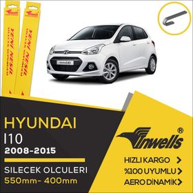 Inwells Hyundai İ10 2008-2015 Ön Silecek Takımı