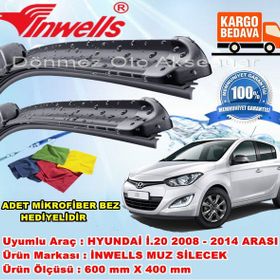Inwells Hyundai i20 2008-2014 Muz Silecek Takımı
