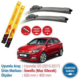 Inwells Hyundai İ20 2015-2017 Muz Silecek Takımı