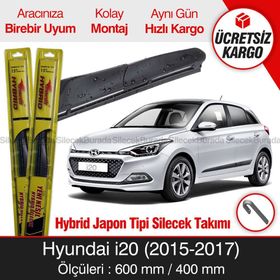 Inwells Hyundai İ20 2015-2017 Muz Silecek Takımı