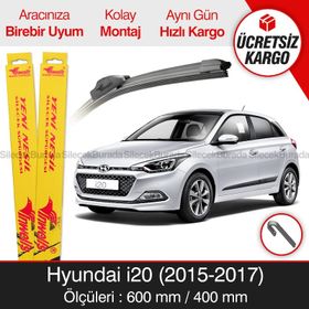 Inwells Hyundai İ20 2015-2017 Muz Silecek Takımı