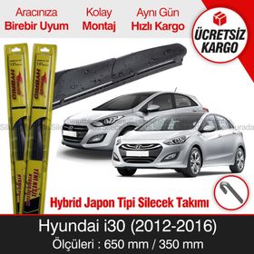 Inwells Hyundai i30 Hybrid 2012-2016 Silecek Takımı