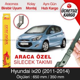 Inwells Hyundai İX20 2011-2014 Muz Silecek Takımı