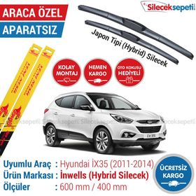 Inwells Hyundai İX35 Hybrid 2011-2014 Silecek Takımı