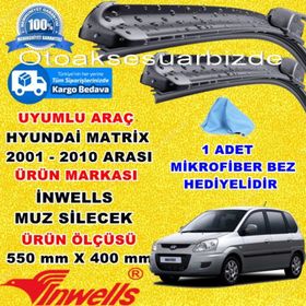 Inwells Hyundai Matrix 2001-2010 Ön Silecek Takımı