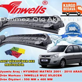 Inwells Hyundai Matrix 2001-2010 Ön Silecek Takımı