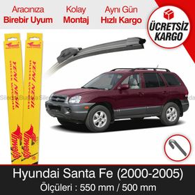 Inwells Hyundai Santa Fe 2000-2005 Muz Silecek Takımı