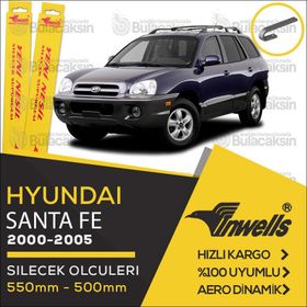 Inwells Hyundai Santa Fe 2000-2005 Muz Silecek Takımı